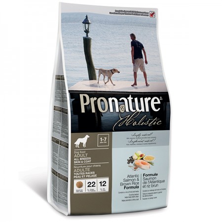Pronature Holistic Dog Adult Atlantic Salmon & Brown Rice корм для собак 2.72 кг (22112)